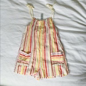 aerie stripe romper